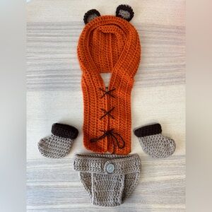 Crochet Ewok Newborn Outfit Costume